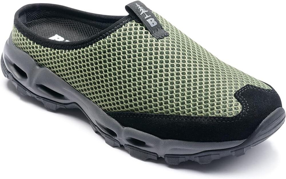 BASS Outdoor  Women's Aqua Mesh Slide Flats Size 8.5 Green NWT